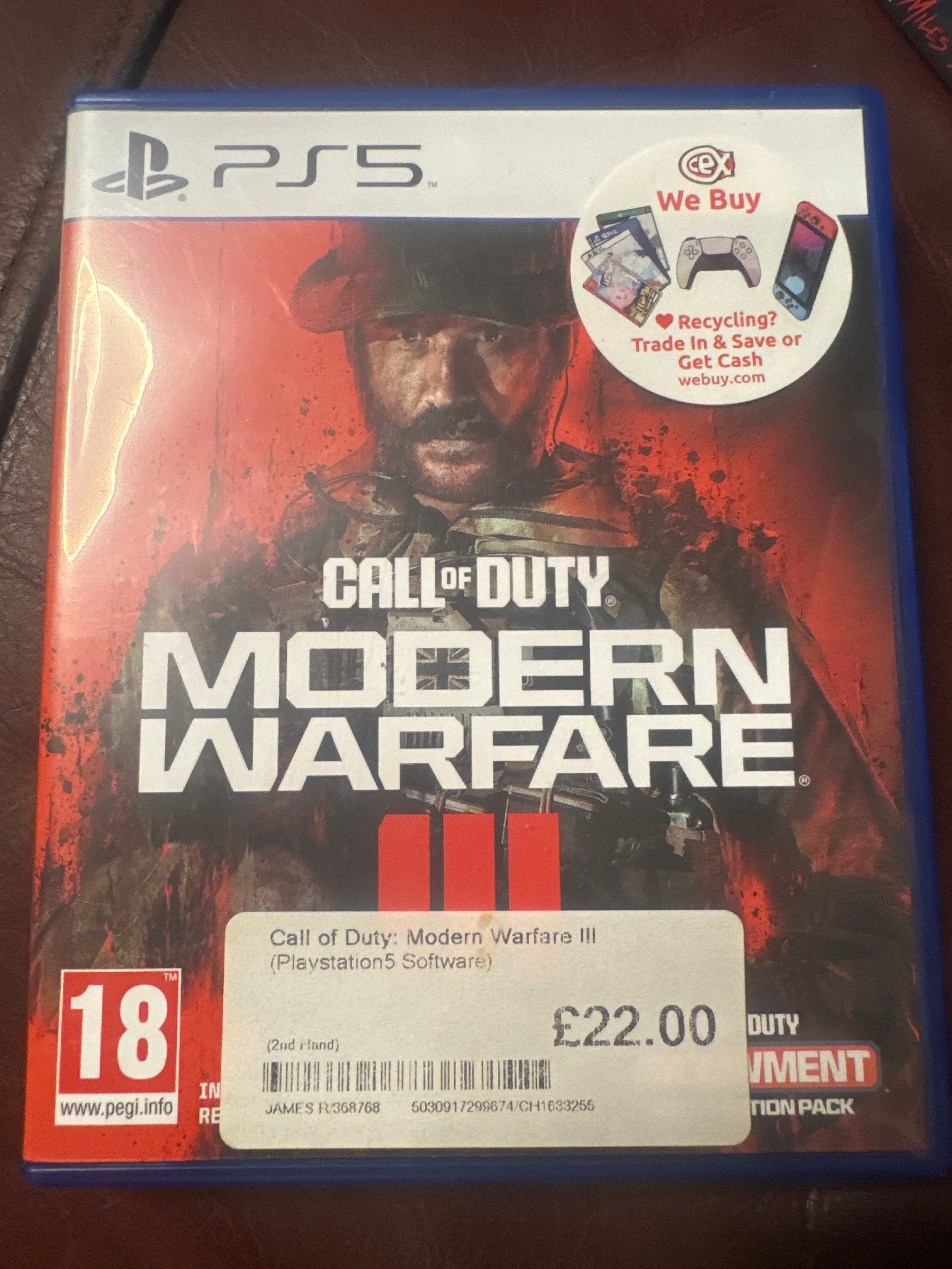 Call of duty Modern Warfare